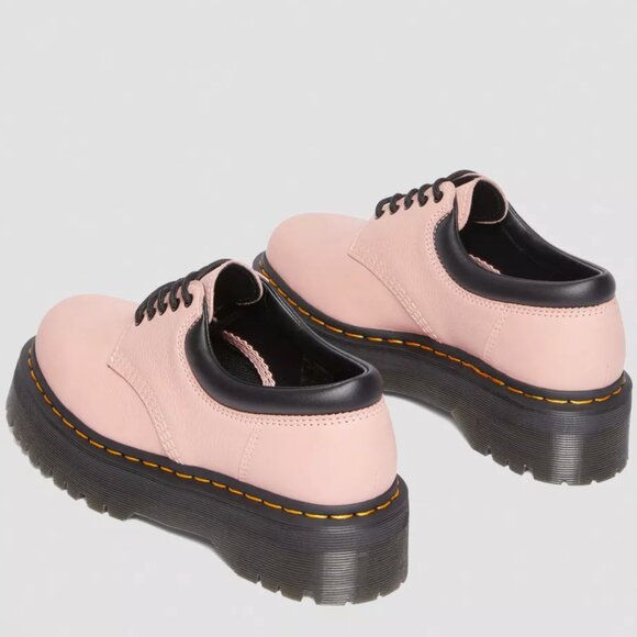 NEW Dr Martens 8053 Leather Platform Casual Shoe Boots Pink Lace Up Ankle EU 47 - Picture 3 of 10